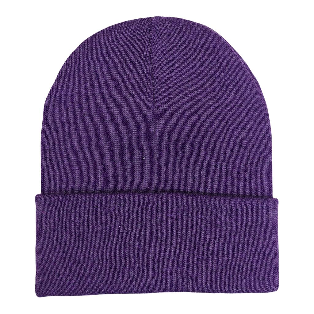 Custom Plain Knit Beanie Soft Winter Hat with 58 Colors Ready Stock Embroidery Logo