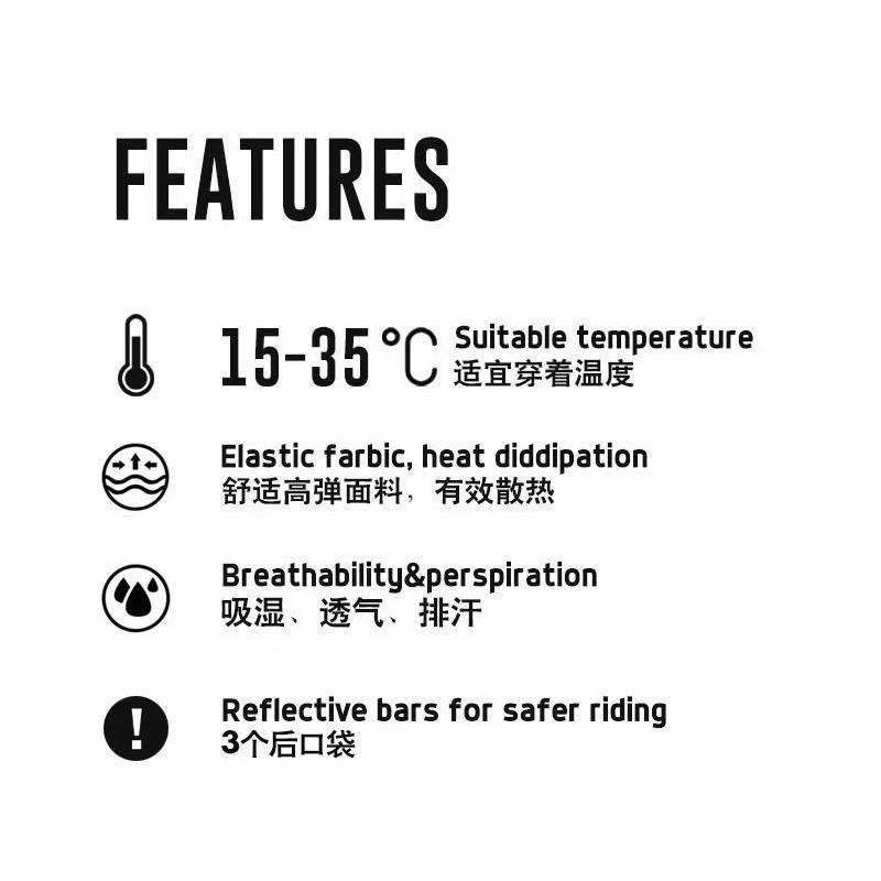 Unisex Cycling Jersey Shorts Set Road Bike Outdoor Riding Breathable Quick-Dry Performance Wear