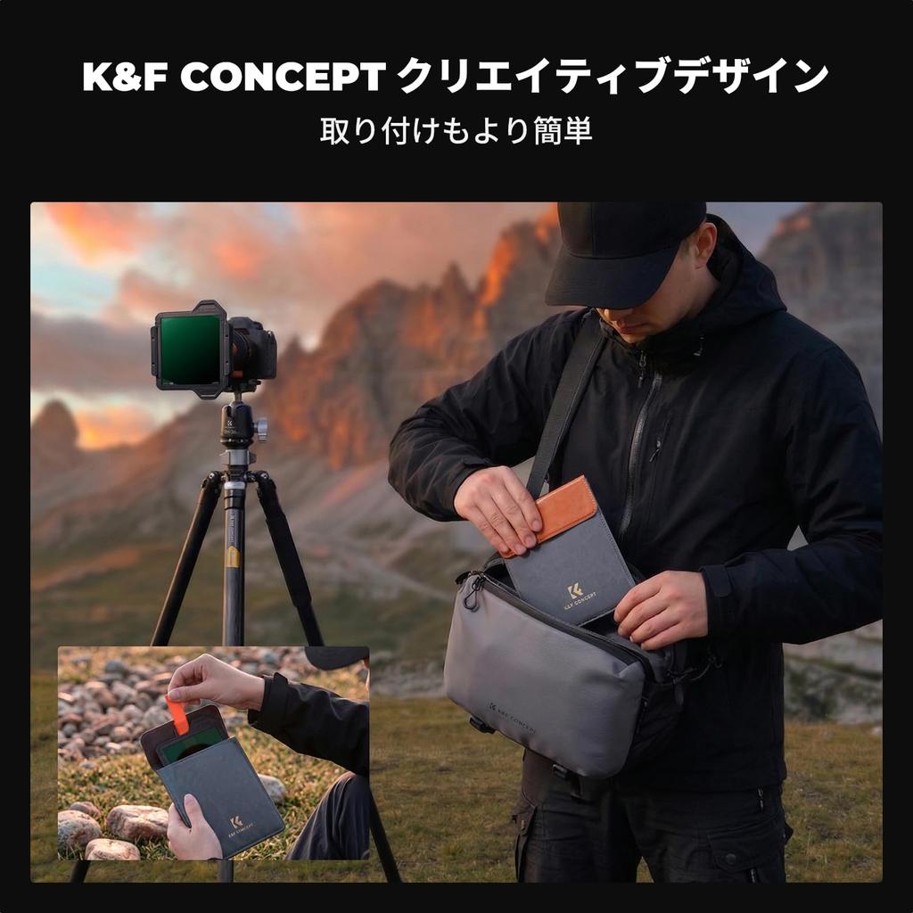 CONCEPT Square ND Filter ND64 Neutral Density Filter Optical Glass K&F
