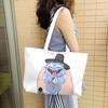 Group One-shoulder Leather Bag Tote Bag One-shoulder Bag PU Large Capacity  Cartoon