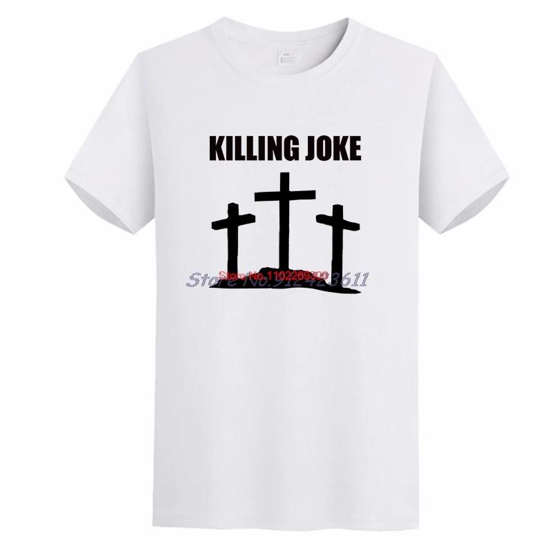 

Killing Joke Crosses Moon Punk Rock Graphic T Shirts Summer Cotton Short Sleeve T Shirt New Shirts And TShirts Mens Clothes S