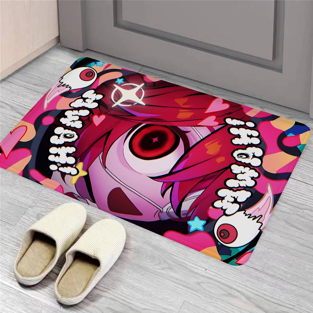 Vocaloid K-Kasane T-Teto Floor Mat INS Style Soft Bedroom Floor House Laundry Room Mat Anti-skid Household Carpets