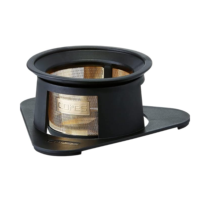 

[official] cores Coles C211BK gold filter black for 1 cup 3 months extended warranty No paper filter required Maruyama coffee joint development
