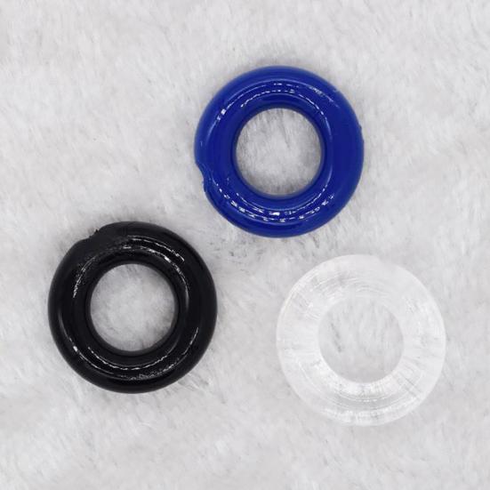 3Pcs Silicone Male Enhancement Stay Hard Prolong Sex Ejaculation Penis Cock Ring