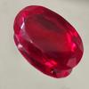 74.35  Ct Heated CERTIFIED Red Ruby Stunning  Shape Oval  Loose Gemstone