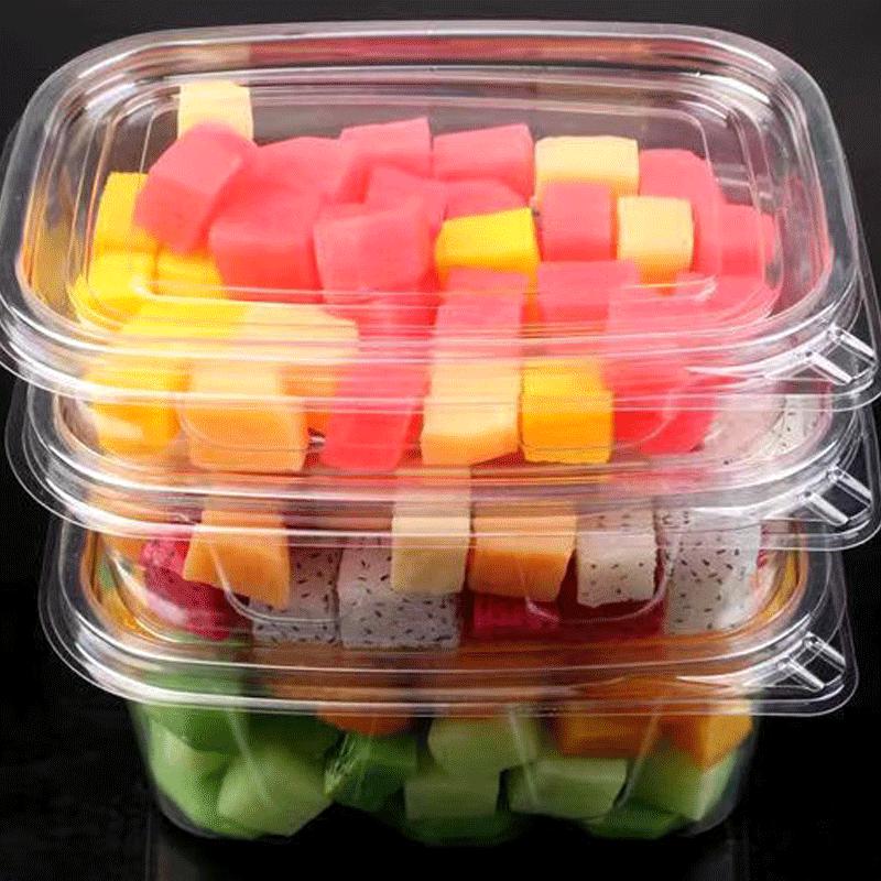 Disposable Transparent Fruit & Food Containers with Lids