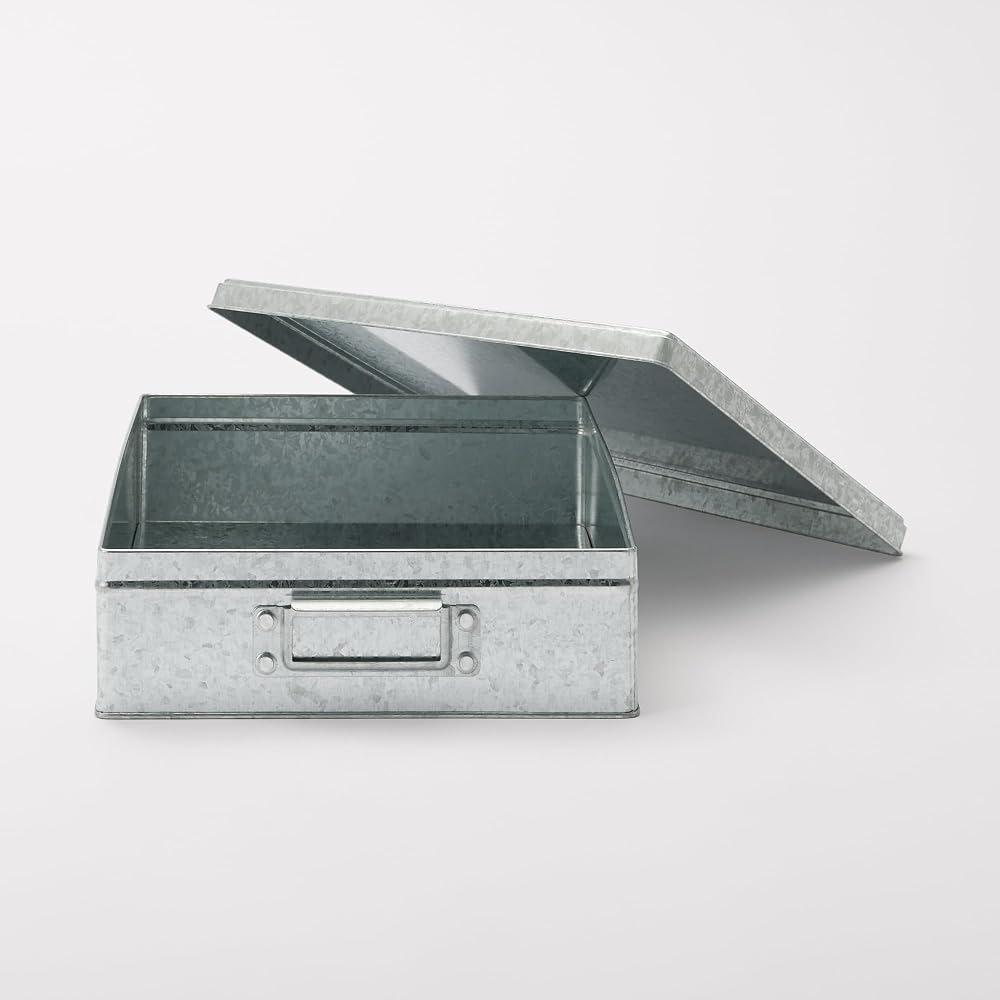 MUJI Tin Box, Large, 85cm Tall, KGG25A1S (Clothing Storage Case, Storage Box)
