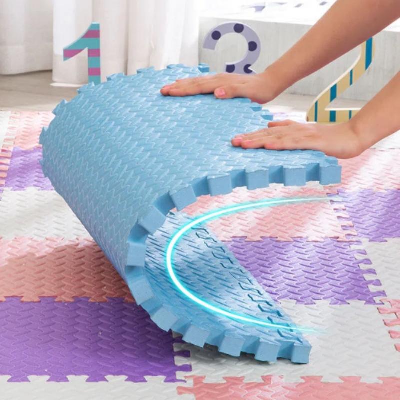 2.5cm Thick Foam Puzzle Floor Play Mat Baby Crawling Play Mat Anti-slip and Anti-fall Fitness Mat Suitable for Children's Room