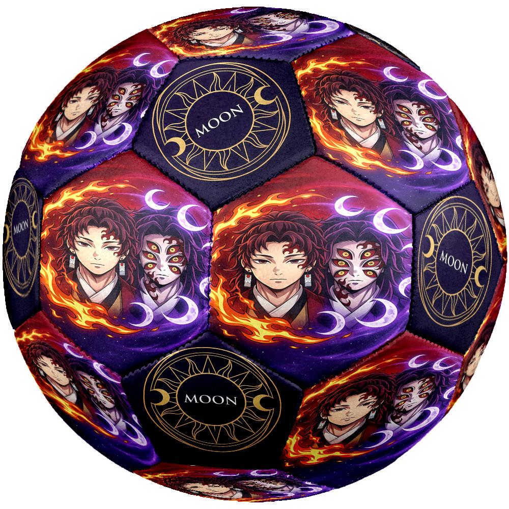 1pc Demon Slayer Kimetsu no Yaiba Soccer Ball Size 5 Indoor Soccer Ball Fashion Colorful Backyard Game - Great For Sports Fans Gift HE33