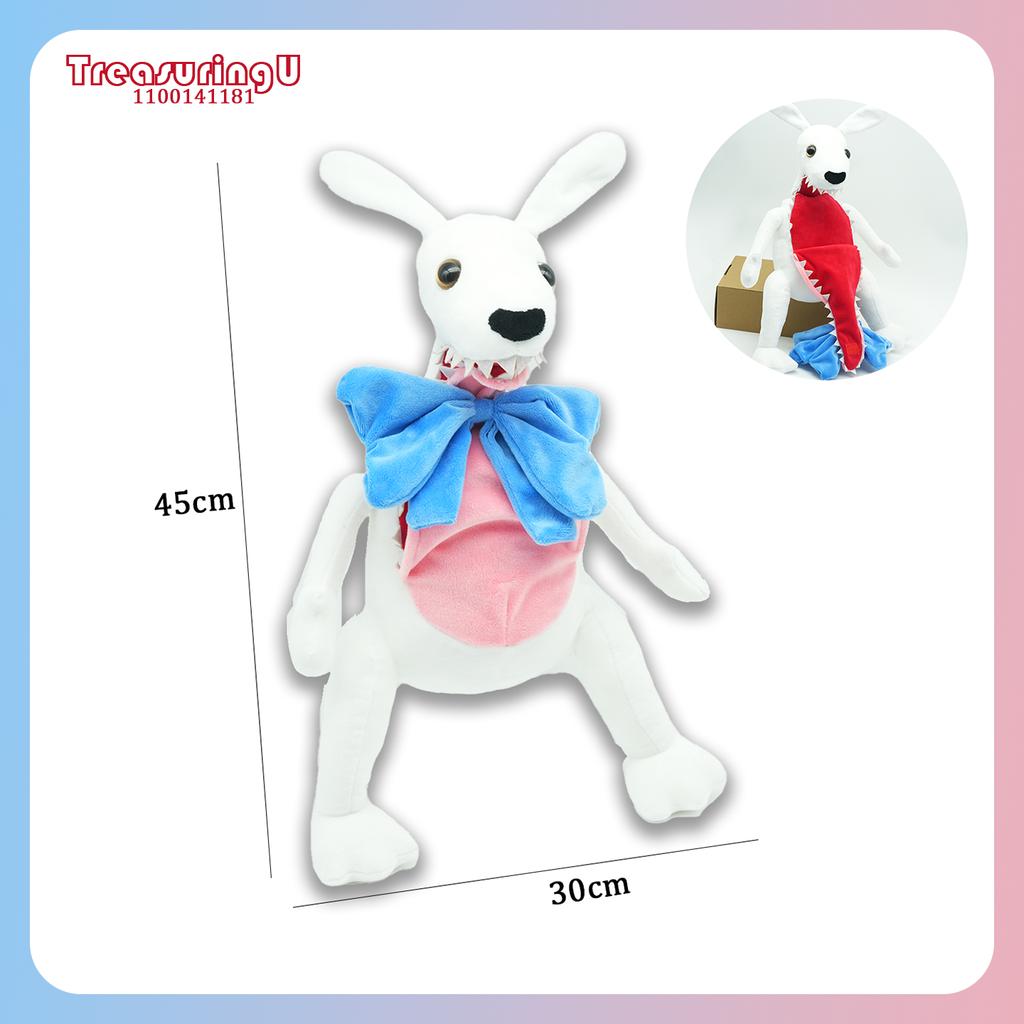 TreasuringU 45cm Kaninchen Plüschtiere 99 Nacht im Wald Kuscheltier Niedliche Schwarze Katze Tiere Spielzeug Plüschtiere Geburtstagsgeschenk