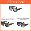 Lunettes de Soleil Sans Marque Mode Carrées Protection UV400 Pour Voyage et Activités Extérieures
