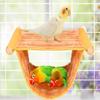 Removable Hamster Nest Warmer Bird Hut Tent Bed Small Animal Bed Hanging Cave  Sleeping Hatching
