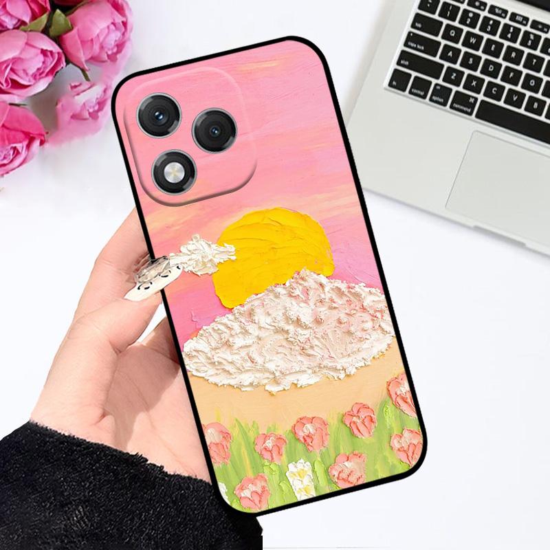 For Honor 400 Lite 5G Soft Phone Case ABR-NX1 Cartoon Printing Silicone TPU Back Coque Cover For Honor 200 Lite Protector Shells