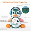 Electric Electronic Musical Penguin Crawling Penguin  Development Toys   Birthday Gift