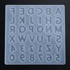 Alphabet Number Mold Crystal Epoxy Silicone Mold Keychain Multipurpose Mould