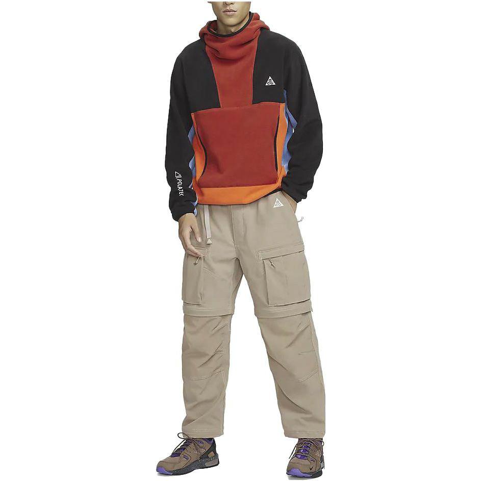 Nike ACG Collection Smith Summit Solid Cargo Pants with Multiple Pockets Men Bottoms Khaki FN0429-247