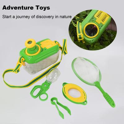 Kids Animal Catcher Kit with Viewer Box Butterflies Net Scissor Clip