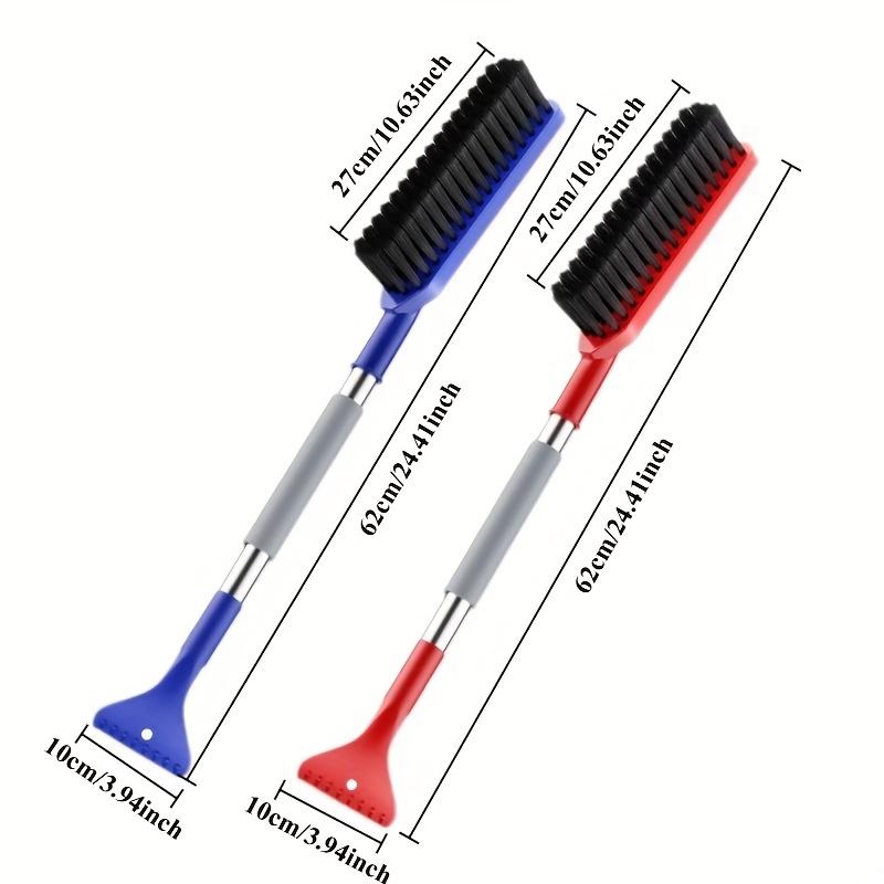 1pc Car Snow Shovel & Broom - Winter Car Care Tool, Thick Cold-Resistant W/ Warm Handle, Compact Vehicle Maintenance