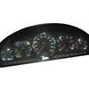 Carbon Fiber Gloss Styling Dashboard  Gauge Ring Set For MERCEDES BENZ W140