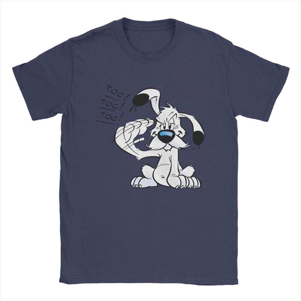 Asterixs And Obelixs T Shirt for Men Pure Cotton Leisure T-Shirts Round Collar Tees Short Sleeve Tops Adult