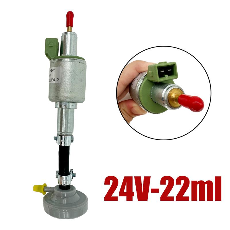 12V/24V Air Diesel Parking Heater Oil Fuel Pump Pulse Meter Pump w/Damper Fuel Check Valve For Webasto Eberspacher 22/28/35/65ML