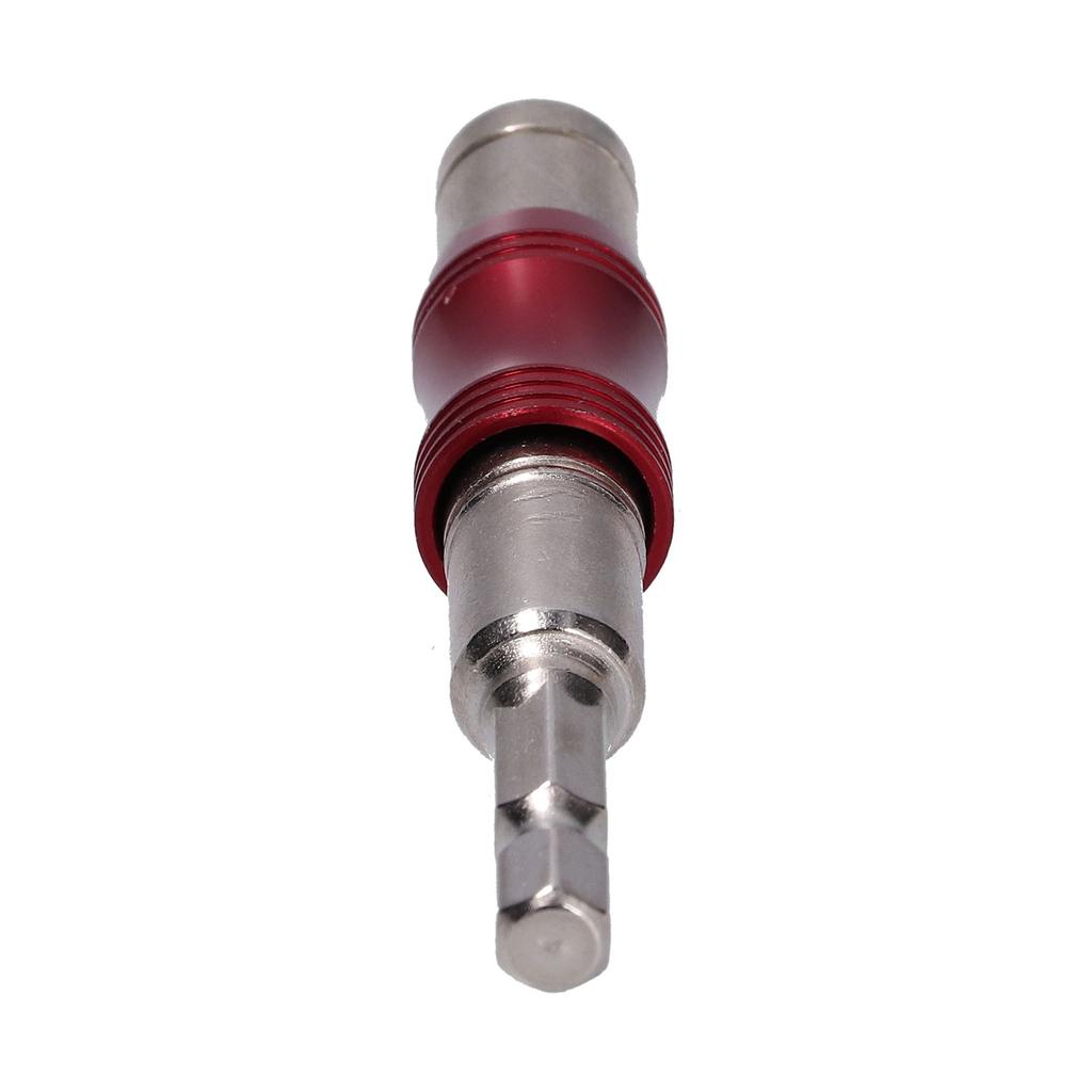 Hex Bit Tip Holder Chrome Vanadium Steel Self Locking Multi Angle Extension Rod for Electric Drill Screwdriver(Red