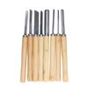 8PCS Groove Parting Wood Turning Chisels Woodturning Tools For Woodworking
