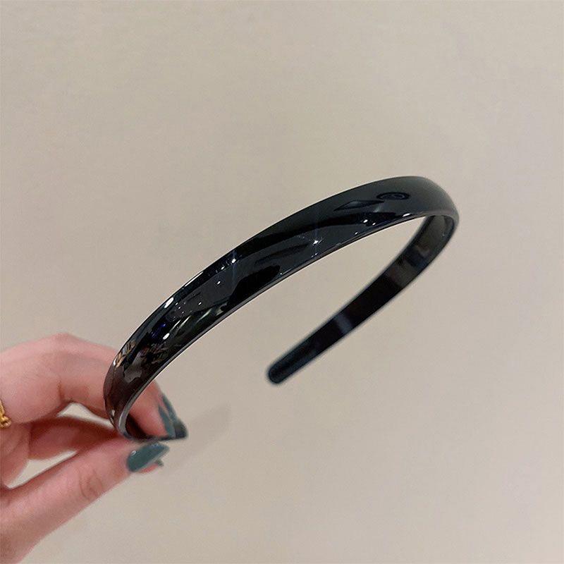 

Plastic Translucent Colorful Hair Hoop Fashion Simple Head Band Non-Slip Tooth Hair Bands For Women All-Match Hair Accessories A3