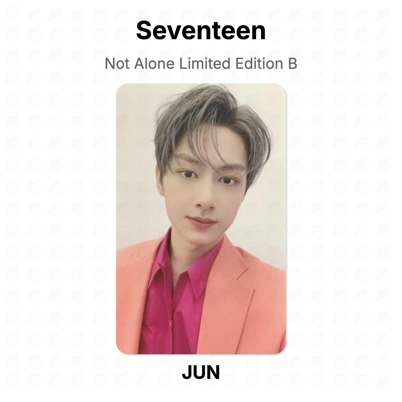 Seventeen Not Alone Limited Edition B Official Photocard JUN