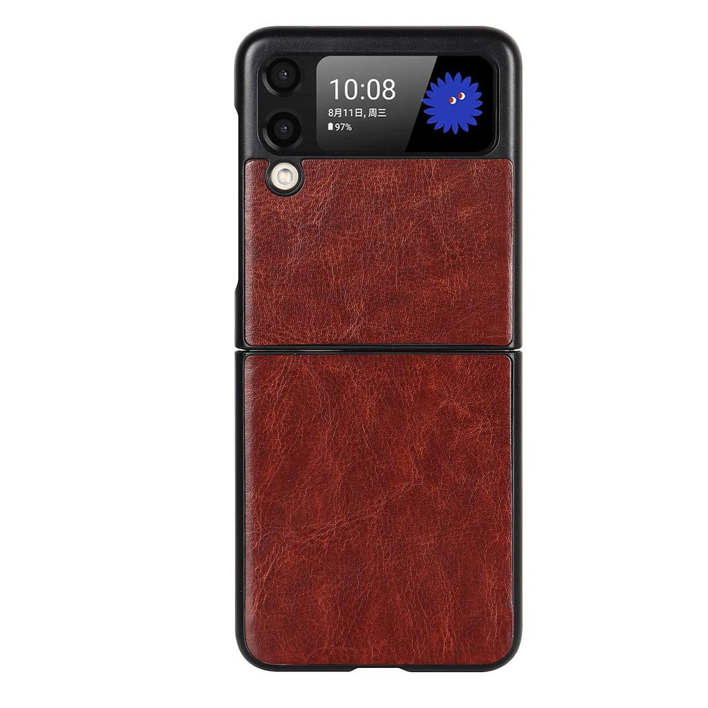 Zflip1 Mobile Phone Case Samsung Z Flip1 Folding Anti-drop Business Ultra-thin Protective Case