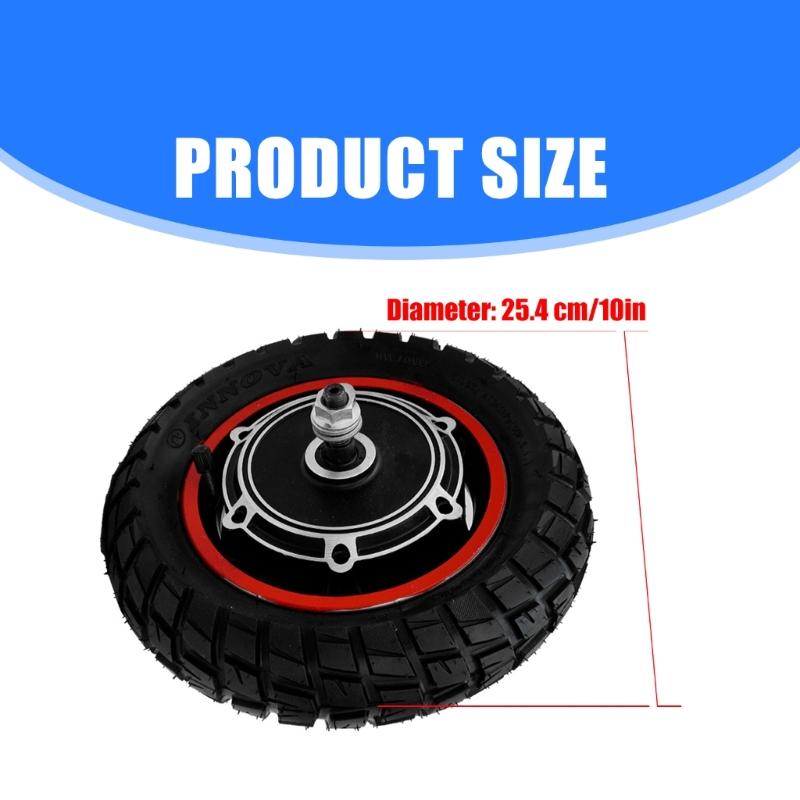Motor Roată Spate 10 Inch 48V de Înlocuire cu Anvelopă Robustă, Funcționare Silențioasă, Configurare Ușoară pentru Îmbunătățiri Scuter Electric