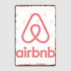 Airbnb Logo 1 Metal Plaque Poster Wall Decor Cinema Living Room Mural Funny Tin Sign Poster