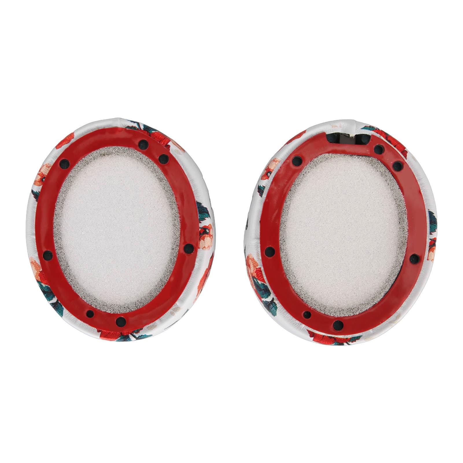 

Replacement Ear Cushions Professional Soft Protein Leather Soundproof Print Ear Pads for Studio 2 Studio 3