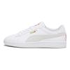 Puma Smash Round Toe Lace-Up Comfortable Versatile Low-Top Sneakers Unisex Sneakers White 392498-01
