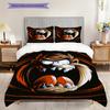 Madness Meets Mystery Tale Two Beasts Threepiece Set 1 Duvet Cover 2 Pillowcase Without Core Bedding Set Soft And Comfortable