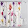 Chinese Style Flower and Birds Tree Shower Curtains Crane Pattern Bath Curtain Waterproof Bathroom Decor With Hooks 3d Printing