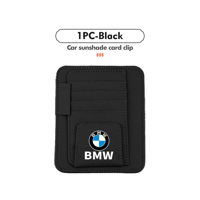 BBIF1 For BMW Multifunctional Car Sun Visor Storage Bag Credit ID Card Holder Clip G30 G20 M3 M5 E91 E92 E93 E36 E70 X3 X4 X5 X1 E39