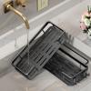 Huijia Space Aluminum Punch-Free Bathroom Storage Shelf