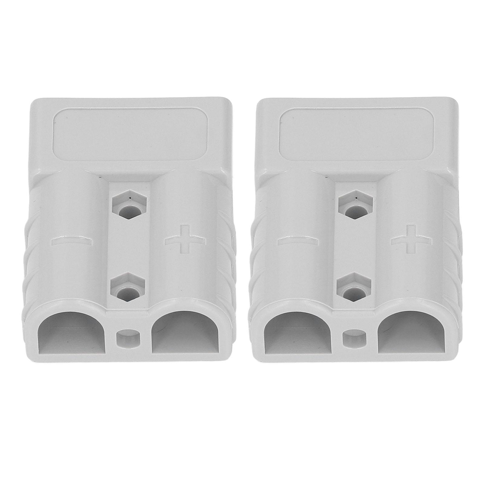 

2 Sets Battery Quick Connector 12 10 8 6AWG Disconnect Wire Harness Plug with Terminal 50A 600V