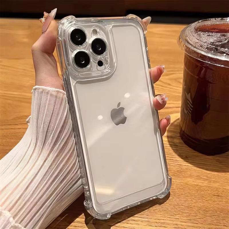 New Transparent Airbag Protective Case for Apple iPhone 17 - Drop-Proof with Precise Cutouts