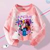 New K Pop Demon Hunters Kids Hoodie Sweatshirt Kawaii Cartoon Printed Tops Boys Autumn Long Sleeves Baby Girl Winter Clothes
