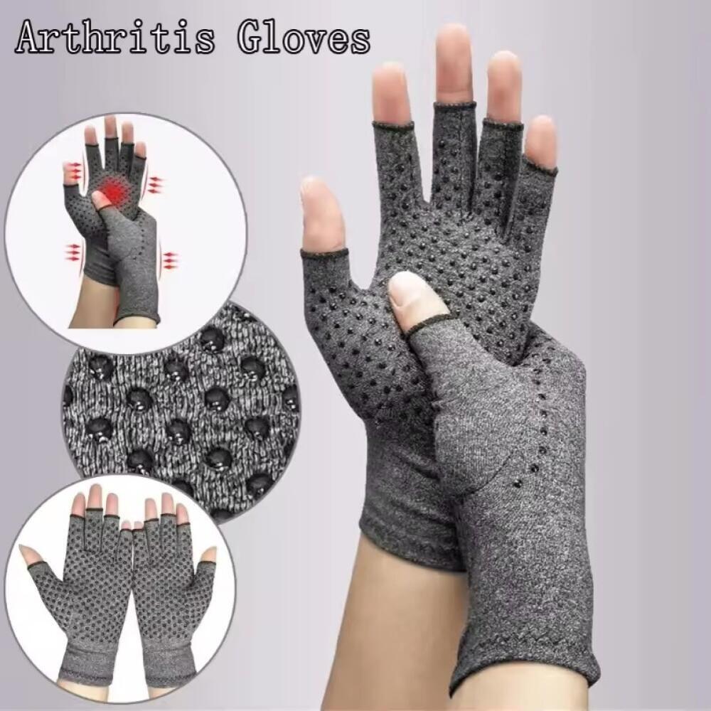 1Pair Anti Arthritis Health Compression Therapy Gloves Rheumatoid Hand Pain Wrist Rest Sports Glove for Women Men,Carpal Tunnel