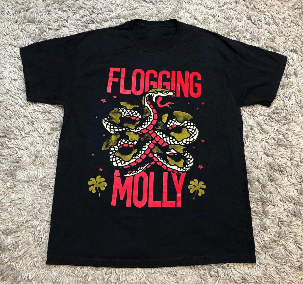 

Flogging Molly Band Sailor Snake Black All Size Gift Fan T-Shirt AE412 3XL