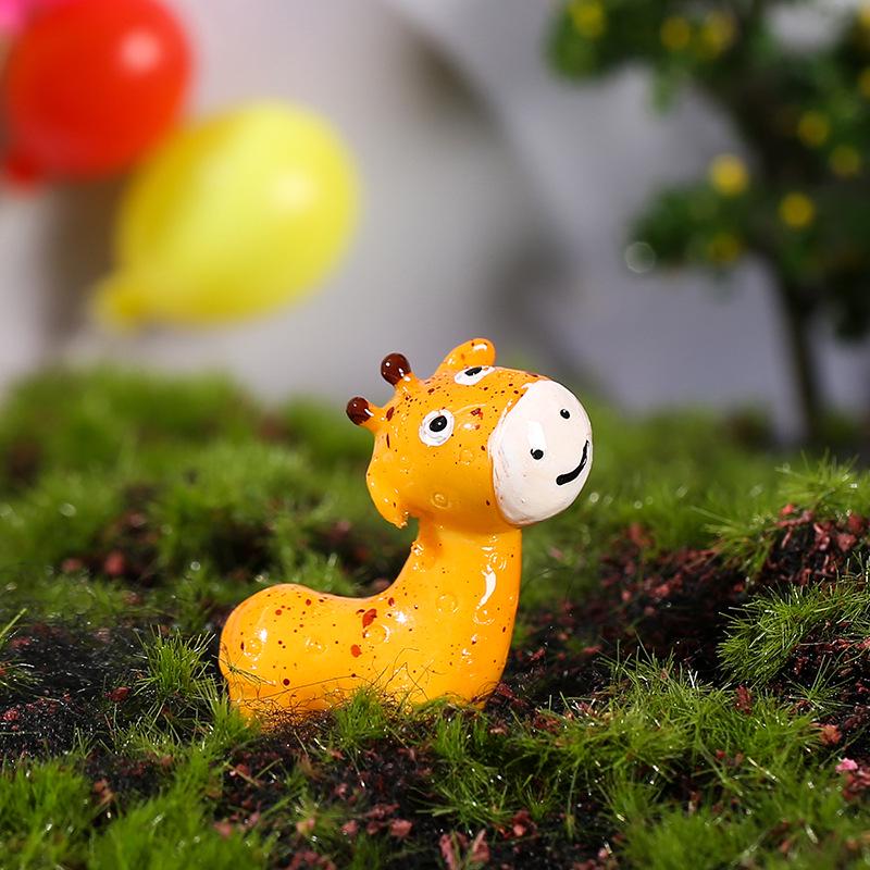 Mini Resin Animal Ornaments for DIY Micro Landscapes