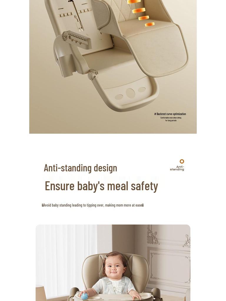 Multifunctional Portable Baby High Chair and Dining Table Set