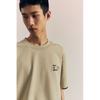 H M Loose FiT PrinTed T sHirT Beige