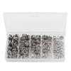 200Pcs Fishing Split Rings Fishing Swivels Stainless Steel Rings Double Flattened Split Rings Fishing Connector Rings