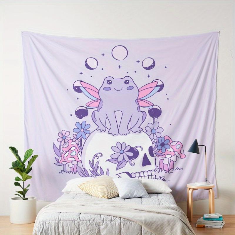 Magical Unicorn And Crystals Tapestry - Enchanting Wall Hanging For Home Decor, Perfect Gift For Those Who Love 75x75cm
