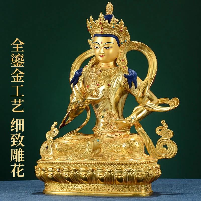 GOOD HOME family Spiritual efficacious Nepal Buddhism Gilding Vajrasattva Vajra Buddha copper statue 16/21/31/48cm tall