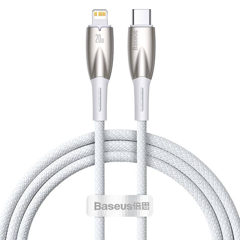 Kabel Usb-C Do Lightning Baseus Glimmer, 20W, 1M (Biały)